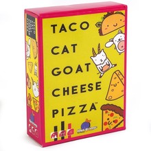 Taco Cat Goat Cheese Pizza 全英文火腿披萨家庭聚会游戏卡片