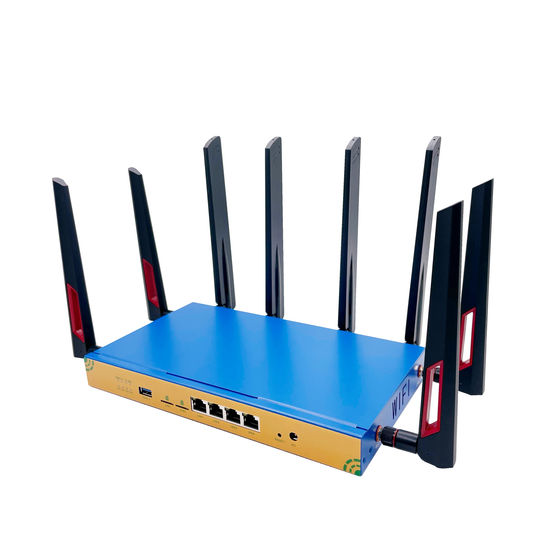 wifi6 5g千兆双频无线工业路由器mt7621 ax1800mbps wan口poe输入