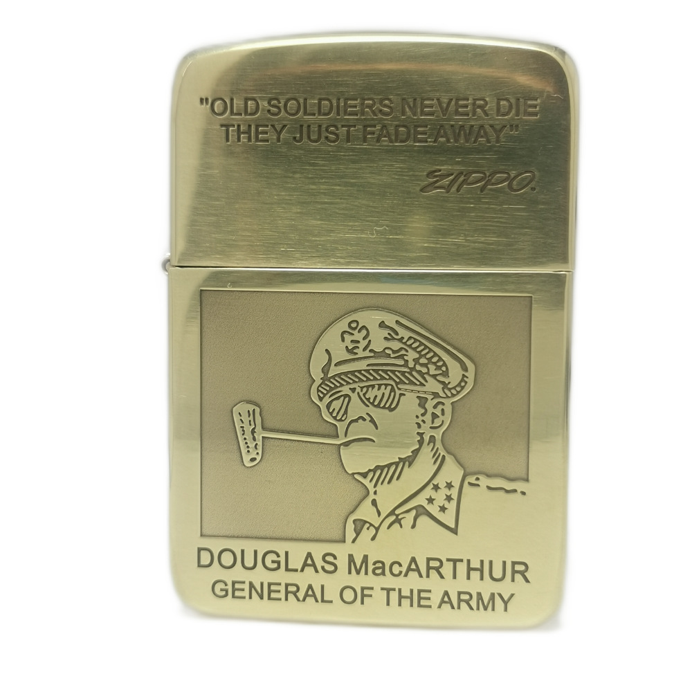 zippo1941麦克阿瑟将军zippo1941复刻打火机zippo煤油打火机zippo