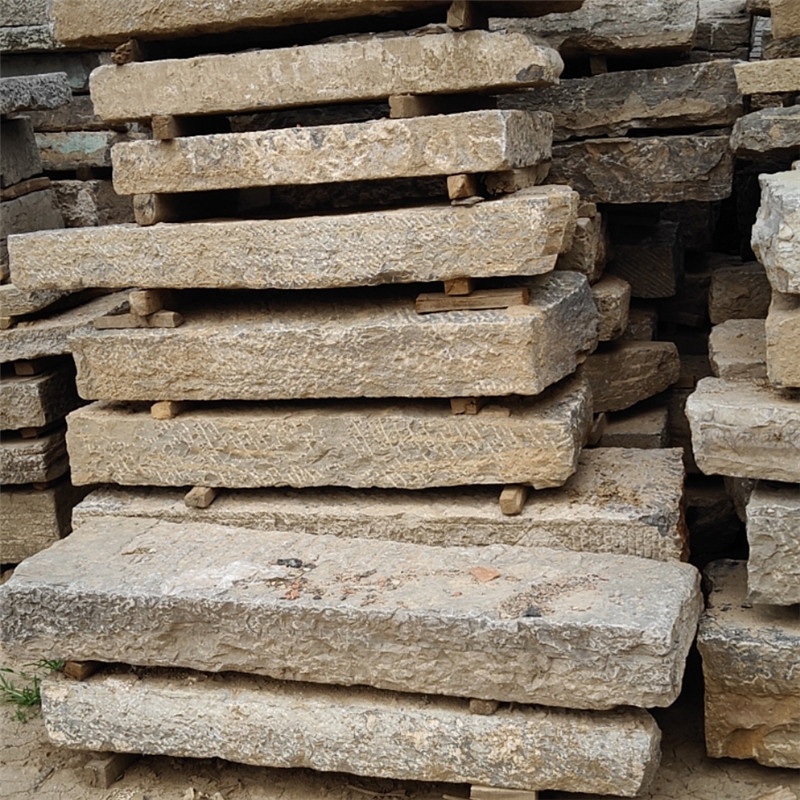 庭院园林广场铺路老石条 花岗岩老石板做旧老石板 价格销售