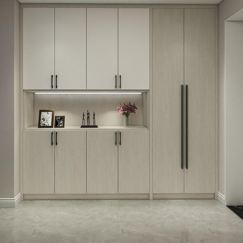 厂家隔断柜入户鞋柜到顶带凳子进门屏风玄关柜一体靠墙现代简约