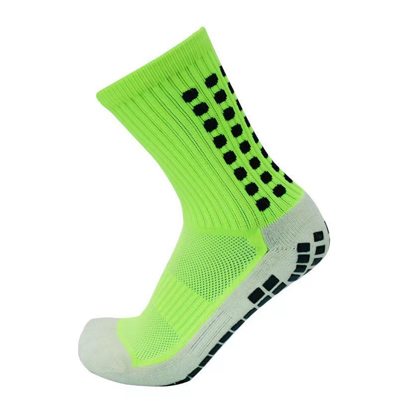 Cross-Border Thick Towel Bottom Soccer Socks Non-Slip Glue Men's Mid-Calf Sports Football Training Competition Soccer Socks Sports