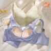 内衣女小胸聚拢显大无钢圈文胸蕾丝调整型上托防下垂收副乳文胸罩|ms 内衣女小胸聚拢显大无钢圈文胸蕾丝调整型上托防下垂收副乳文胸罩|ms