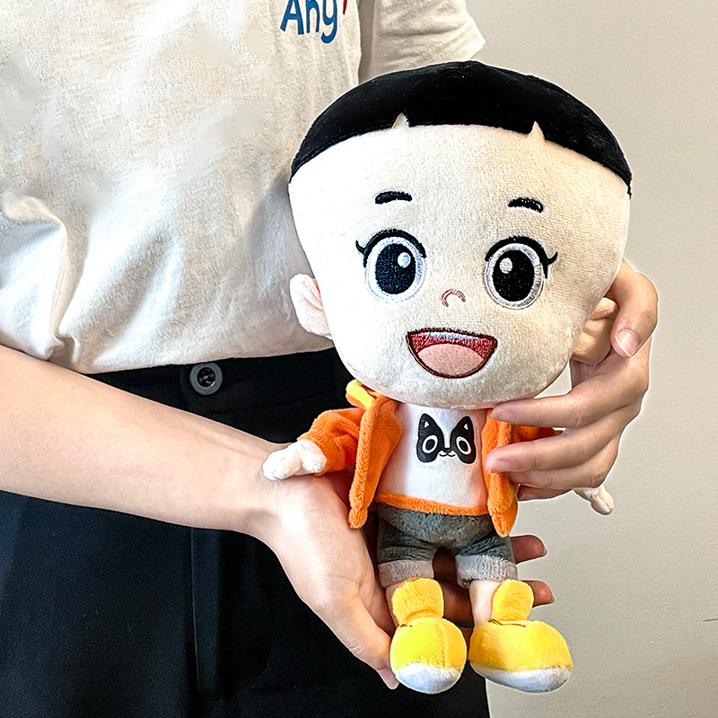 新版大头儿子公仔毛绒玩具布娃娃抱睡精美玩偶儿童礼物娃娃可爱男