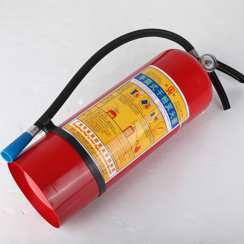 广东平安桂安牌手提式干粉灭火器家用型4kg5kg磷酸铵盐干粉灭火器