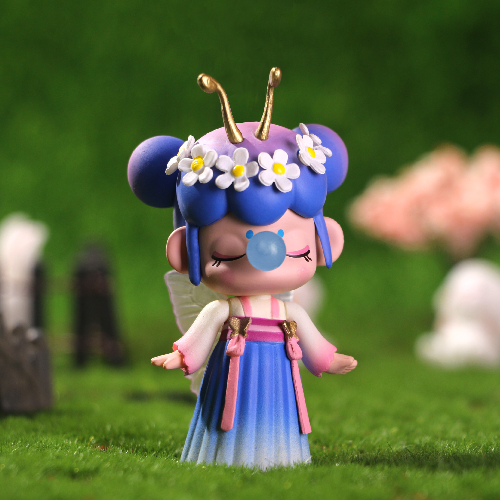 盲盒2020网红新款女孩手办女生版公仔玩具狐仙儿童娃娃忙和便宜鹿