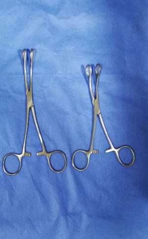 不锈钢卵圆钳 妇科海绵钳 弯头有齿 卵圆钳 持物夹持钳 敷料钳