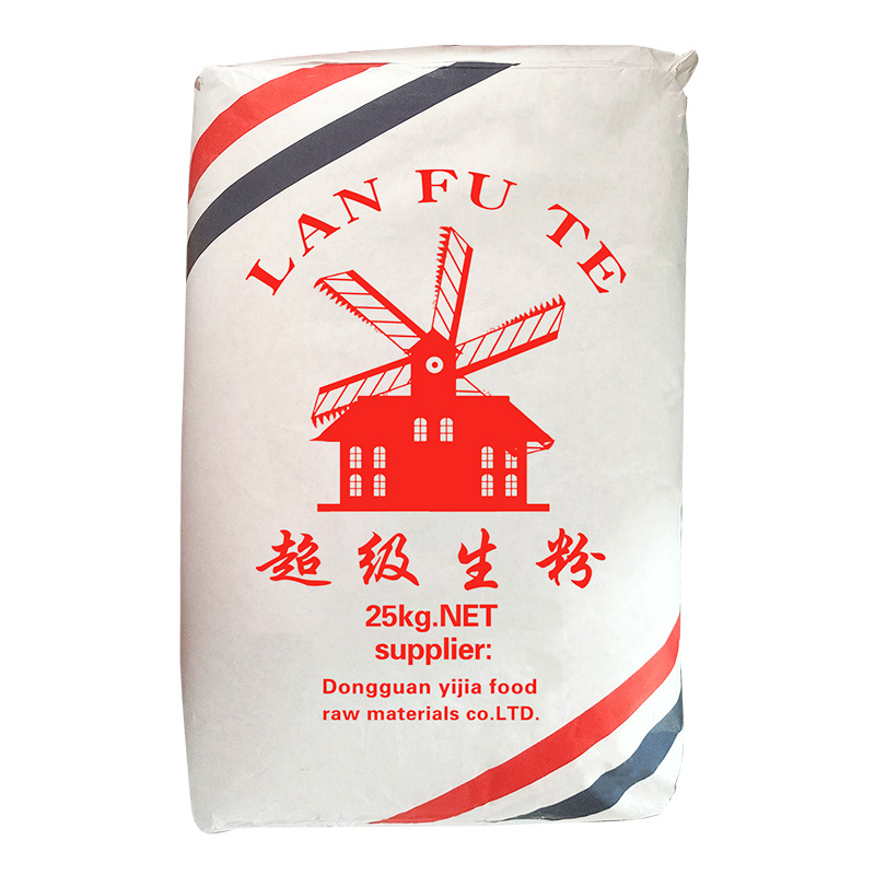 风车牌生粉25kg商用马铃薯淀粉水晶饺子烹饪烘焙原料勾芡食品出口