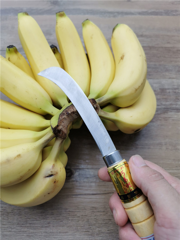 香蕉刀凤梨刀水果弯刀不锈钢菠萝刀banana刀包邮割菜小弯刀弧形