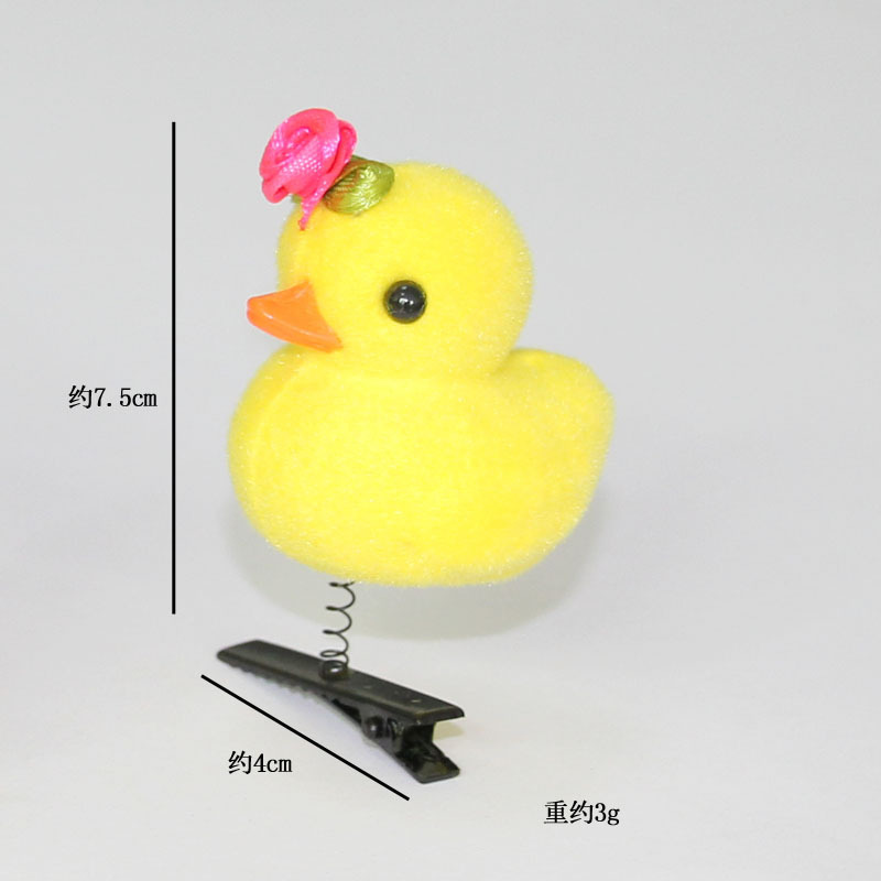 Selling Cute Small Yellow Duck More than Barrettes Styles Hair Accessories Duck Children Gifts Cross-Border Hot Girls Children Gift Toys