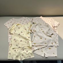 ins韩版夏款短袖套装男女宝宝新款透气多种花色百搭童装时尚外塔