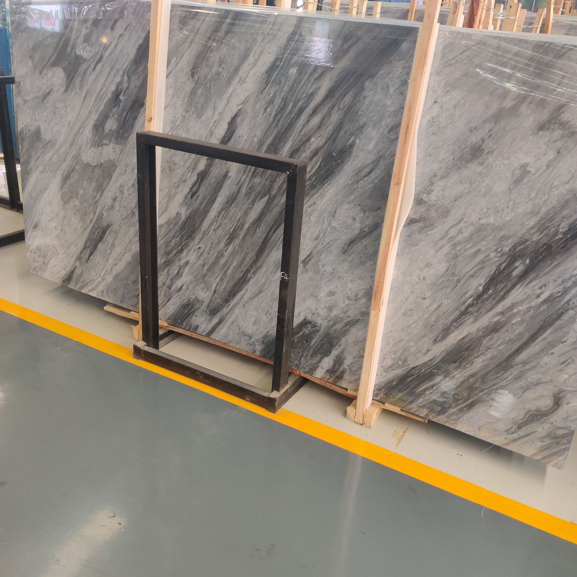 佛罗伦萨灰天然石材墙面 银河灰大理石厨房大理石台面飘窗石加工