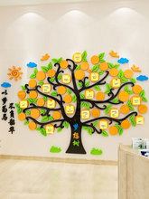 大树许愿心愿墙梦想立体墙贴画教室墙面装饰布置学校文化墙幼儿园