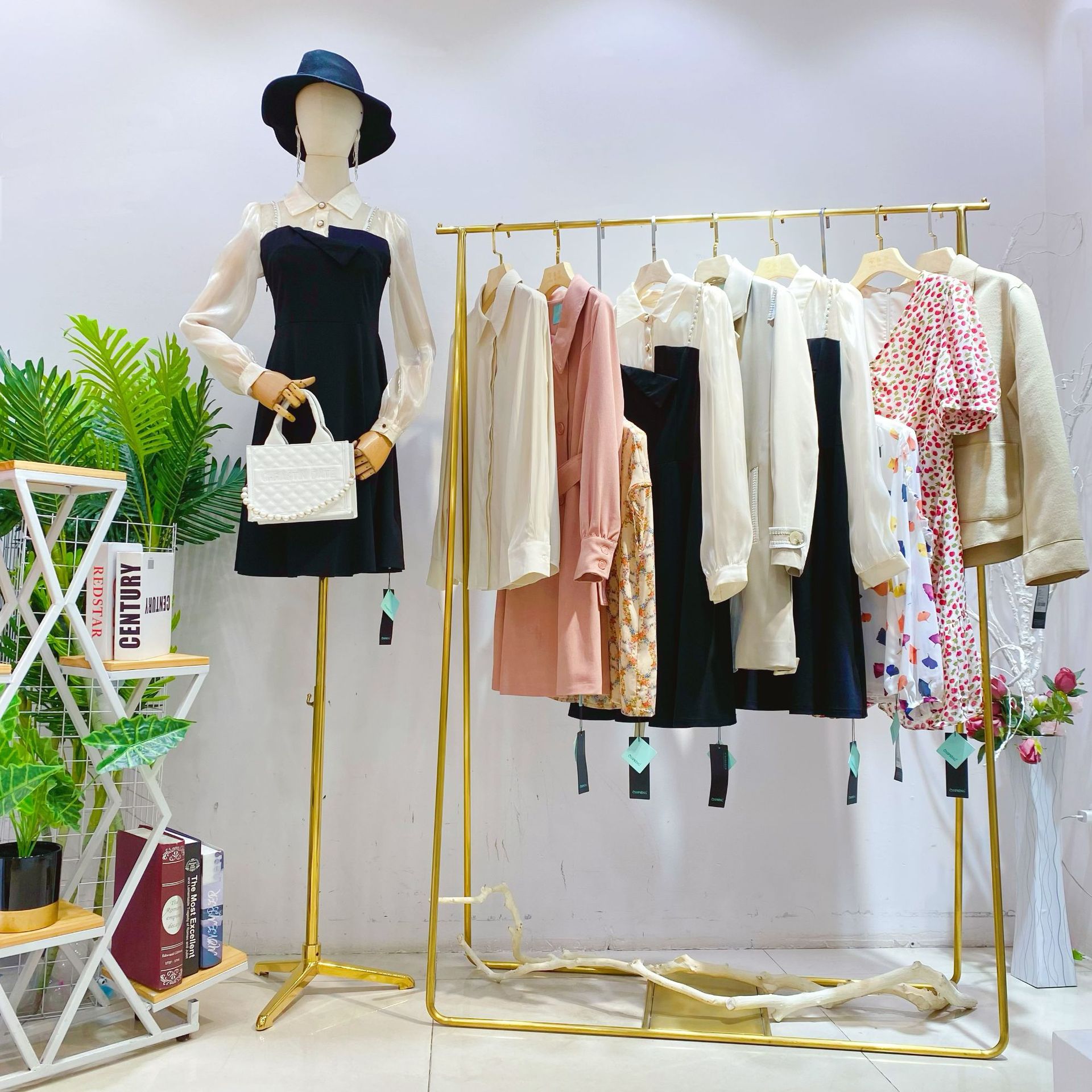 杭州品牌折扣女装村上春秋装实体店直播货源批发走份撤柜衣服尾货