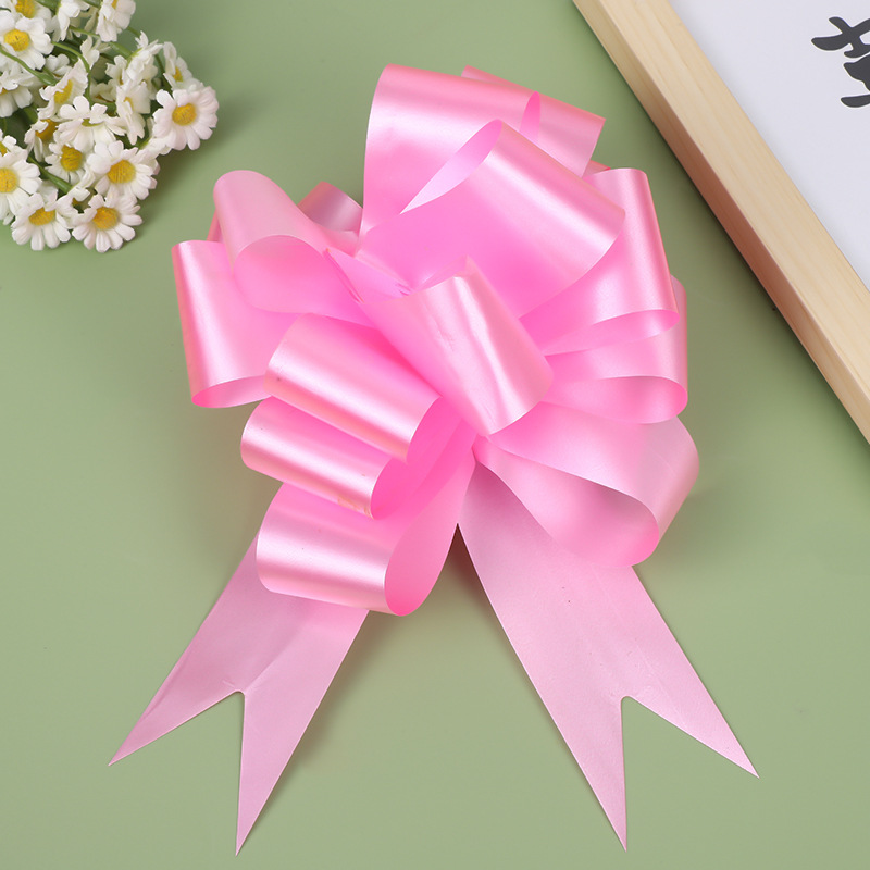 现货30号婚车装饰拉花球花彩带鲜花平安果娃娃袋包装拉花厂家批发