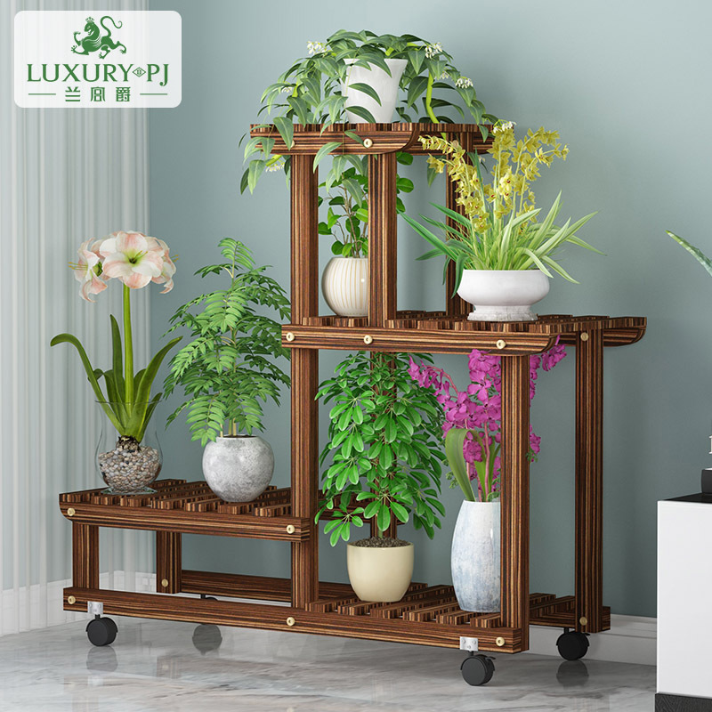 浪漫阶梯立体组合花盆街道装饰艺术花架道路花架灯笼花架花钵-报价