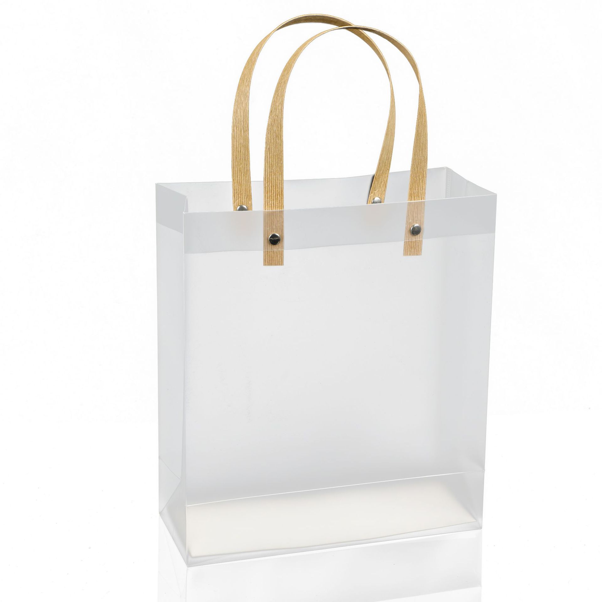 Pp Gift Handbag Candy Plastic Transparent Hand Bag Frosted Handbag Wholesale Wedding Gift Bag
