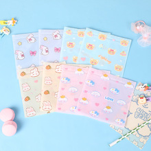 韩国可爱零食自封袋ins少女心发圈饰品收纳袋卡通儿童礼品包装袋