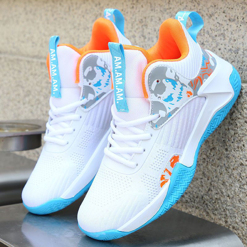 sports shoes national fashion super cool street ball shoes spring and summer 2023 mesh breathable outdoor shoes fashionable all-match comfortable basketball shoes