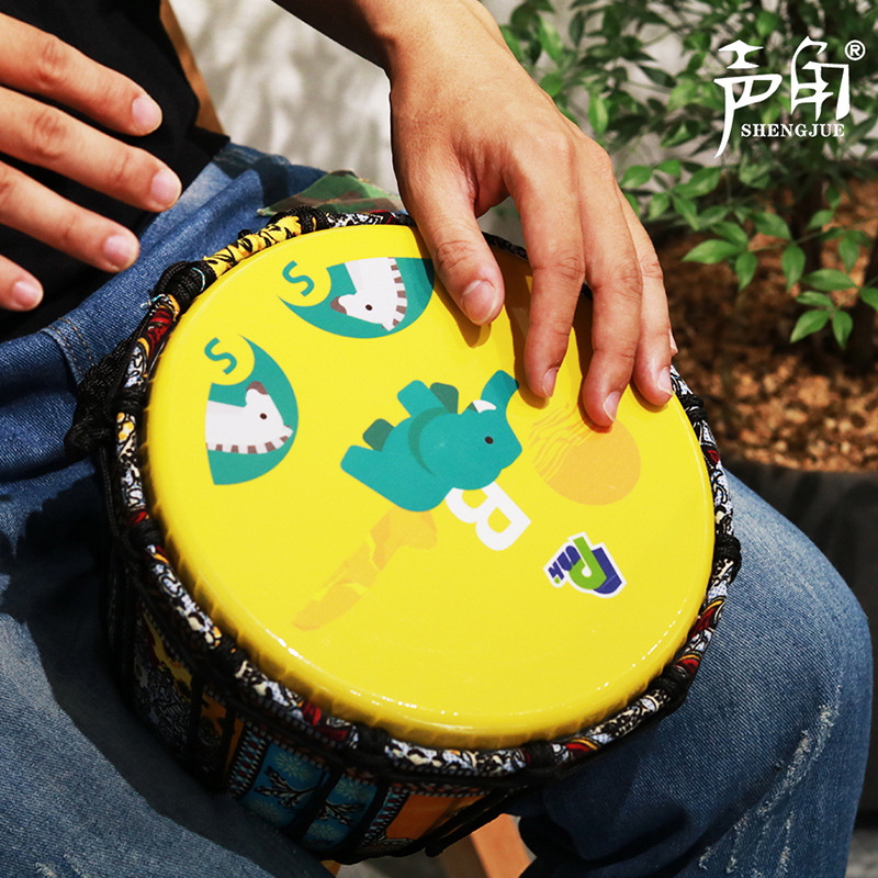 儿童入门初学手鼓丽江非洲鼓8.5寸幼儿园专业打击乐器民谣鼓8