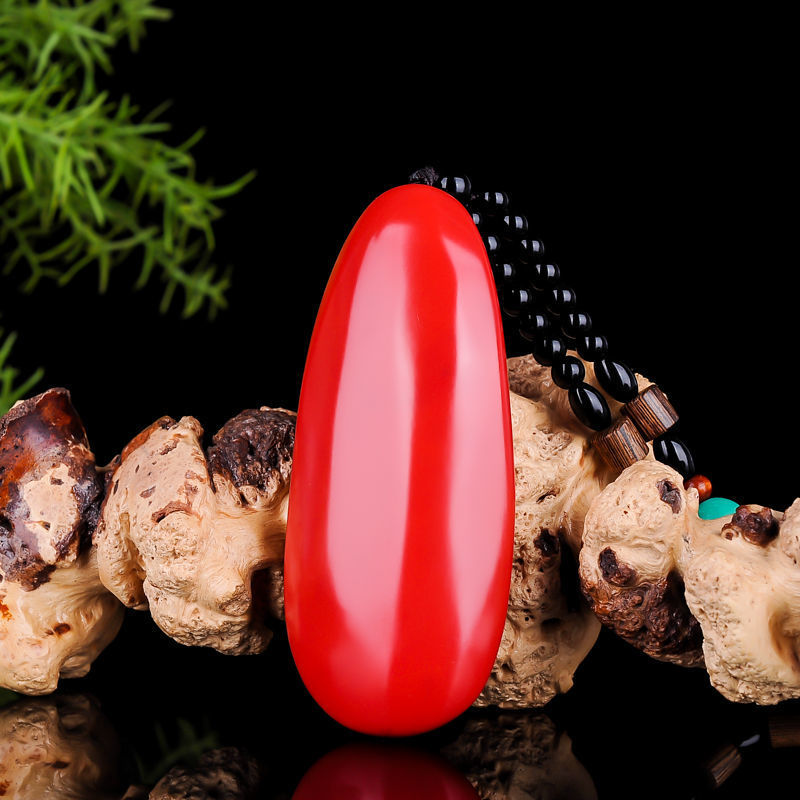 和田玉红玉原石手把件外蒙料男女新疆满红玉石把玩件厂家供货