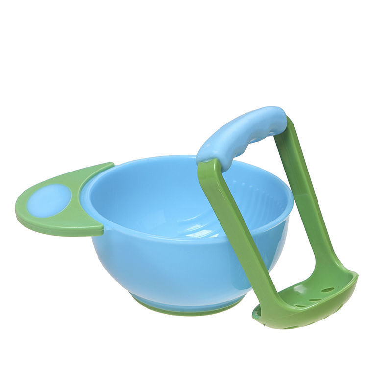 Baby Food Supplement Food Grinding Bowl Baby Fruit and Vegetable Solid Food Tools Grinding Bowl and Grinding Rod Suit