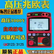 标智GM3123数字绝缘电阻测试仪5000V高压兆欧表GM3125绝缘摇表