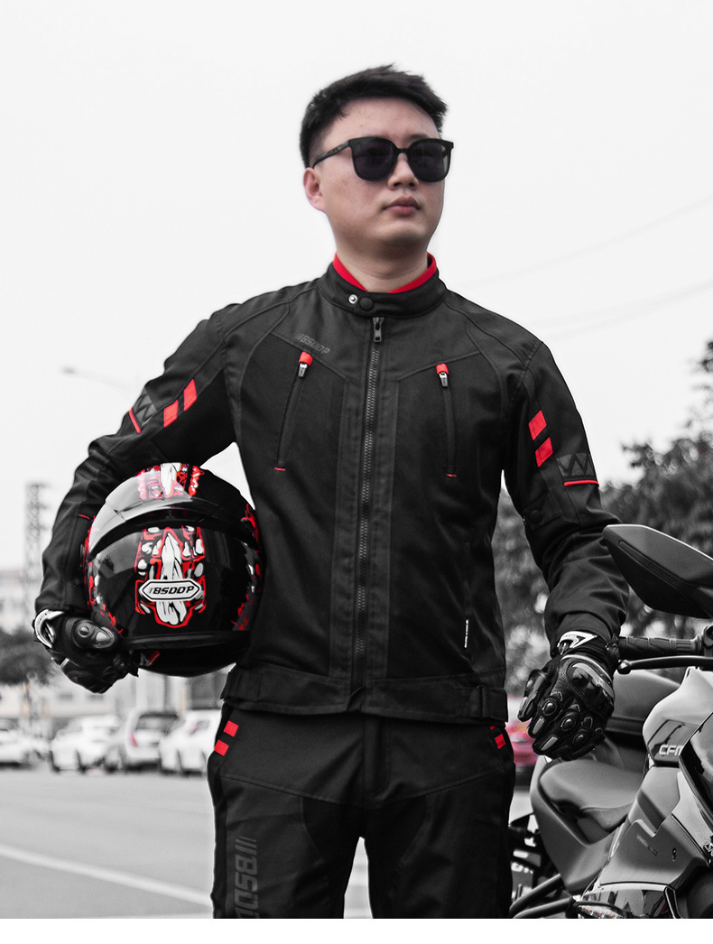 越野赛车服摩托车骑行服套装男四季夹克赛车服防摔竞赛机车服装备