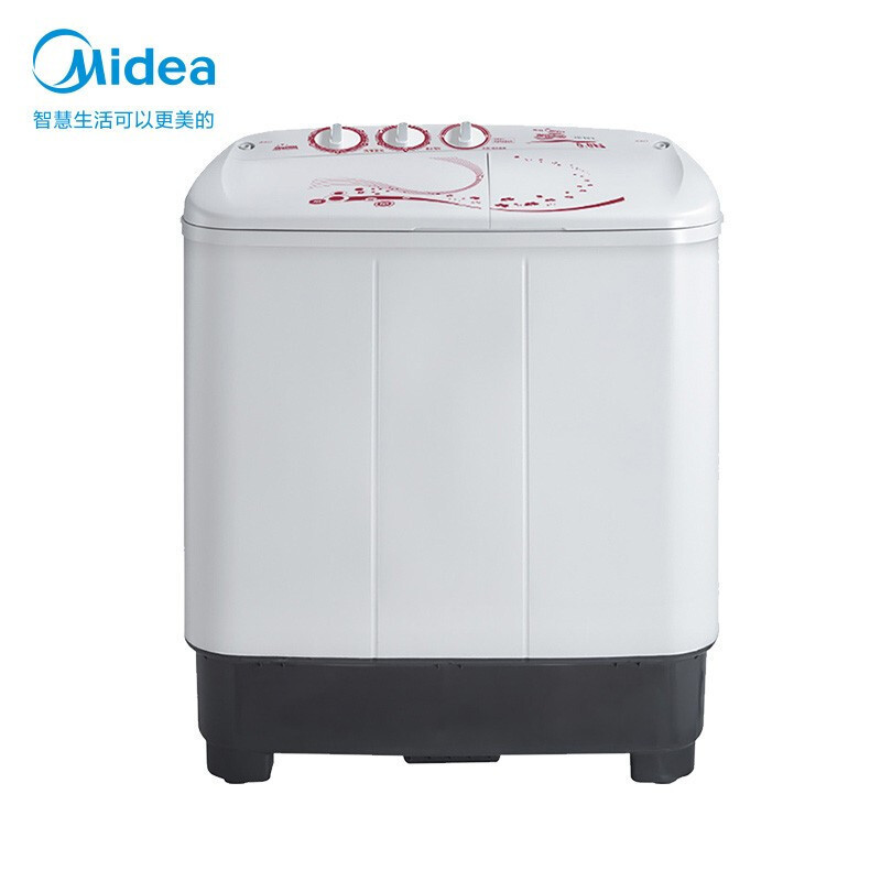 midea/美的 mp80-ds805 8公斤半自动迷你波轮洗衣机家用双桶小型