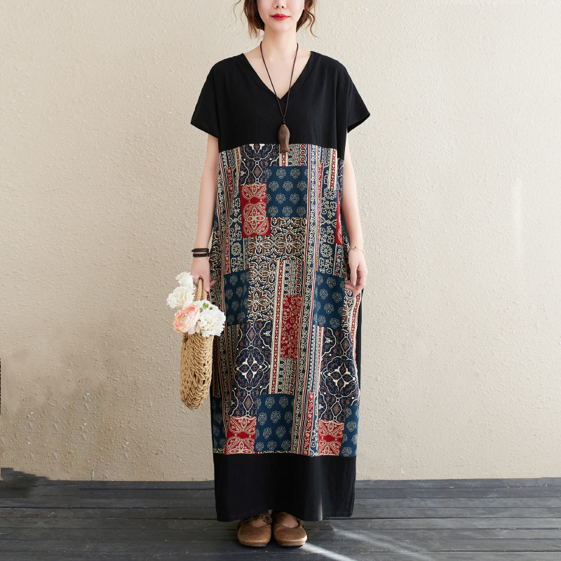 亚麻大码女装夏装图片