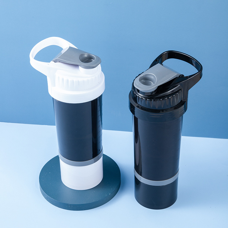 美国cyclone cup飓风摇摇杯 多层蛋白粉搅拌杯带储物盒奶昔杯批发