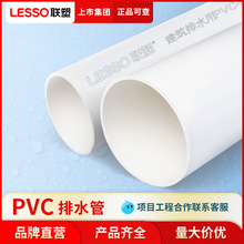 联塑给水管白色蓝色PVC管4分6分1寸水族管管道PVC管供水管塑料管