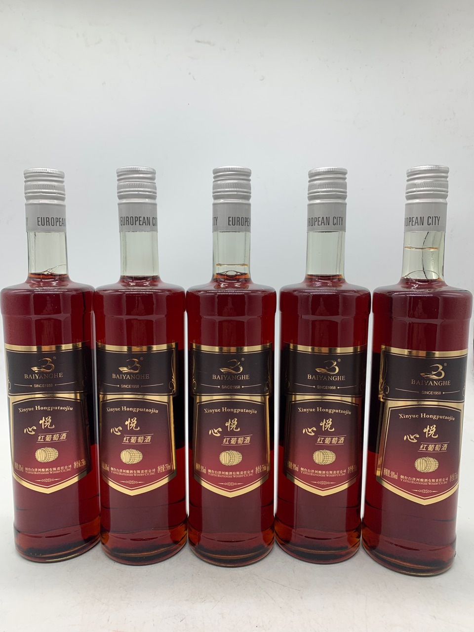 法莱雅国产甜红葡萄酒烟台葡萄酒低度甜红葡萄酒整箱红酒批发