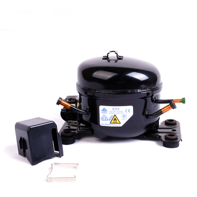 全新原装huayi 华意b35c型号低背压r600a 制冷冰箱压缩机