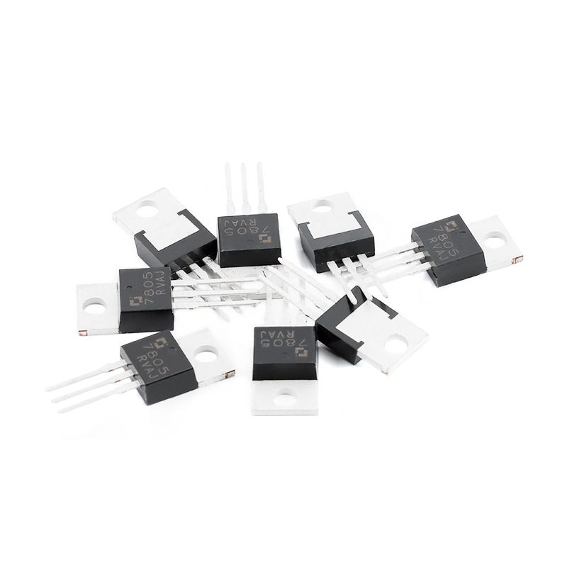 cj7805 to-220 5v 1.5a 三端正电压调节器稳压器芯片-阿里巴巴