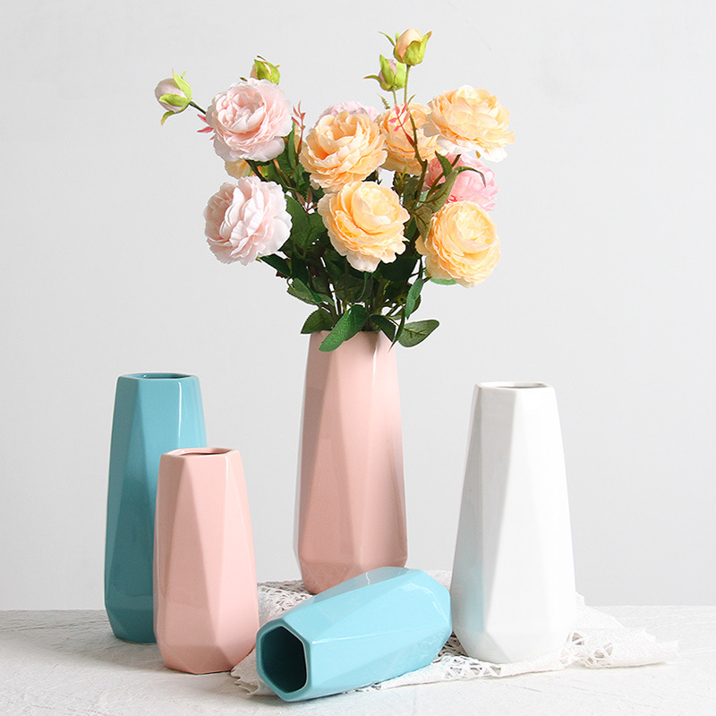 花瓶摆件客厅插花干花电视柜餐桌创意现代简约陶瓷花艺家居装饰品