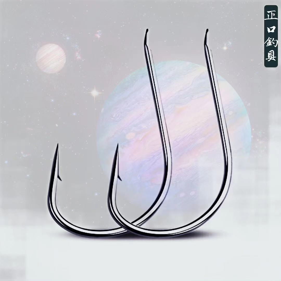 大号溪流鱼钩散装溪流钩加粗海夕鱼钩有倒刺定海神针飞钩翻板钩