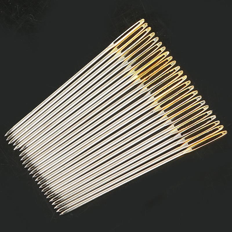 十字绣针专用针绣花针大孔金尾钝头圆头22/24号绣批发代发厂家