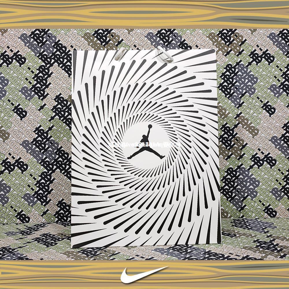 aj 乔丹 新款 白卡袋子 手提袋 40x30x15 (cm)-阿里巴巴