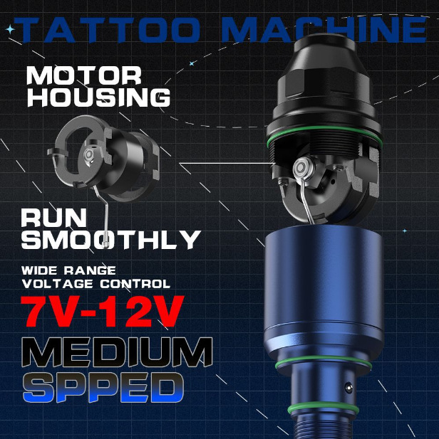 Hollow Cup Motor Tattoo Machine Set