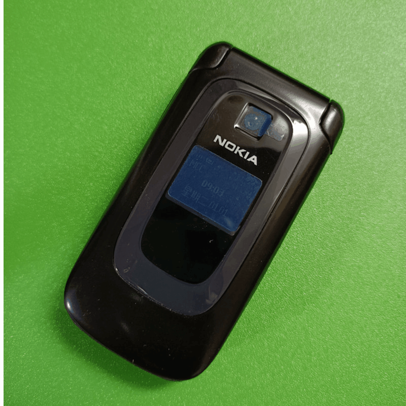 折叠翻盖款式手机nokia/诺基亚6085 适用于收藏备用外贸商务礼品