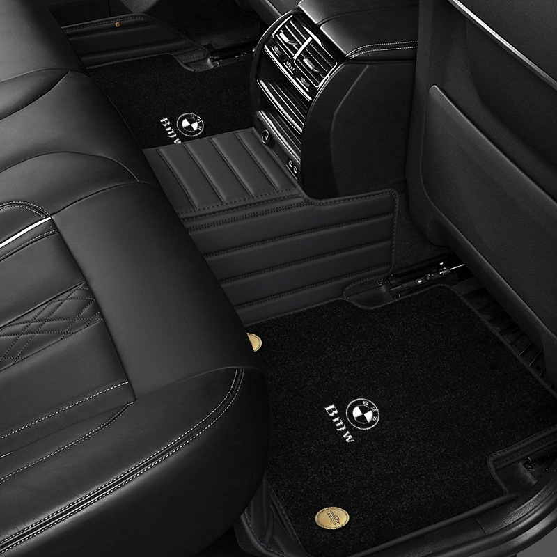专用宝马5系汽车脚垫525li 530li 520li全包围2021款五系车垫子21