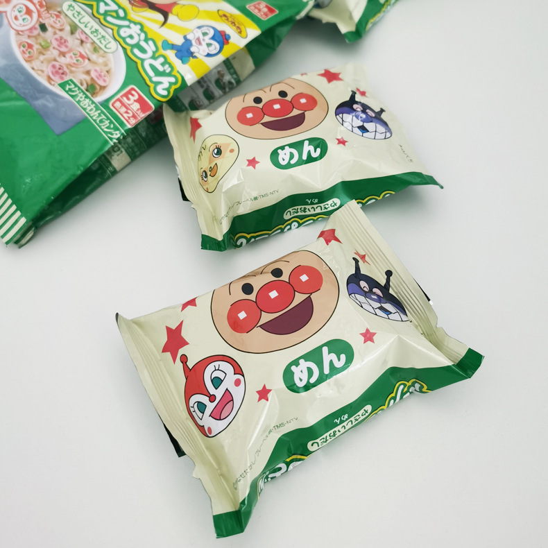 日本进口食品日清面包超人儿童方便面鱼板迷你杯面4份入速食泡面