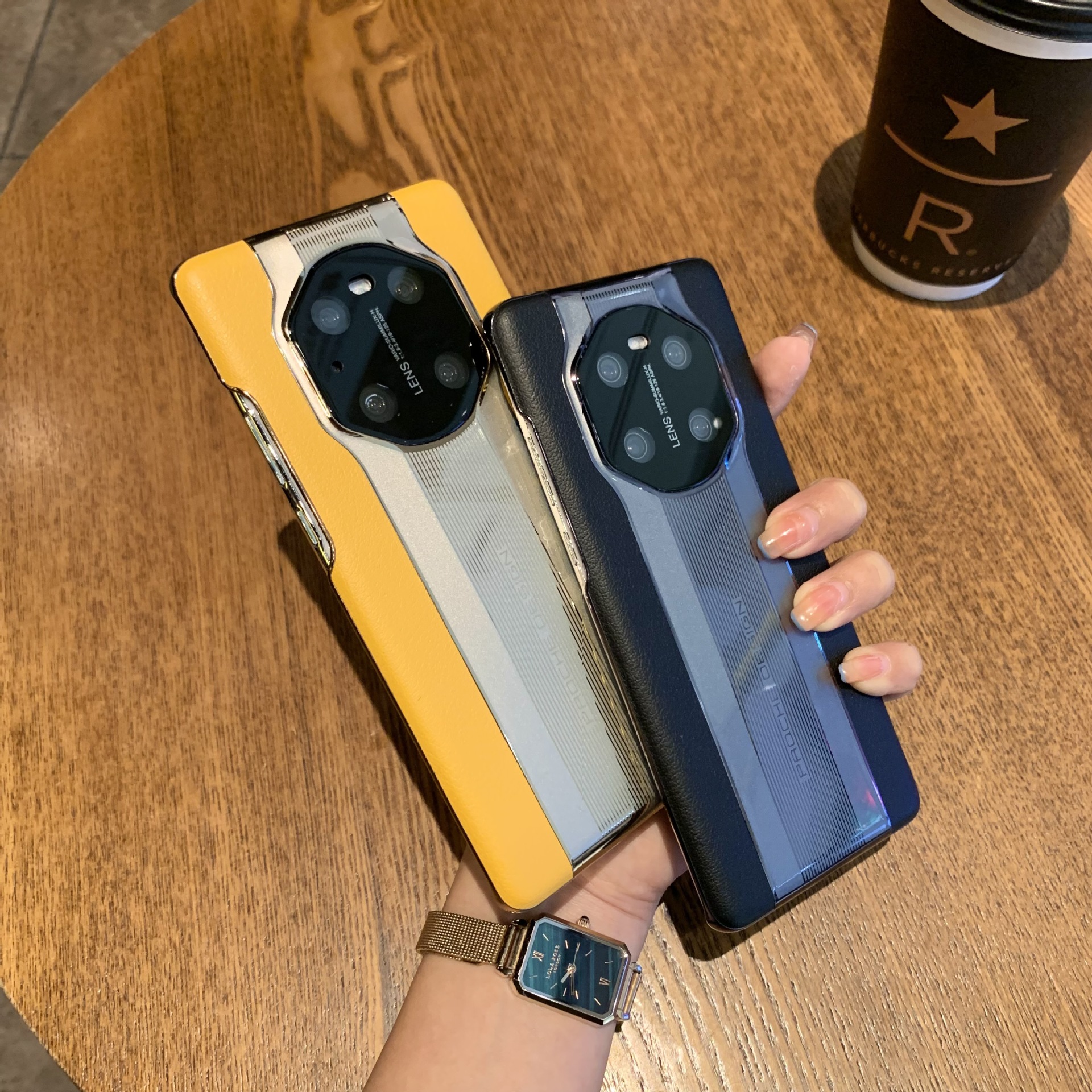 适用于华为mate40pro保时捷手机壳素皮40rs电镀镜头全包30pro