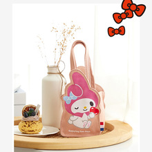 日系帆布手提包美乐蒂卡通可爱立体手拎包卡娜小兔子手拎包粉嫩