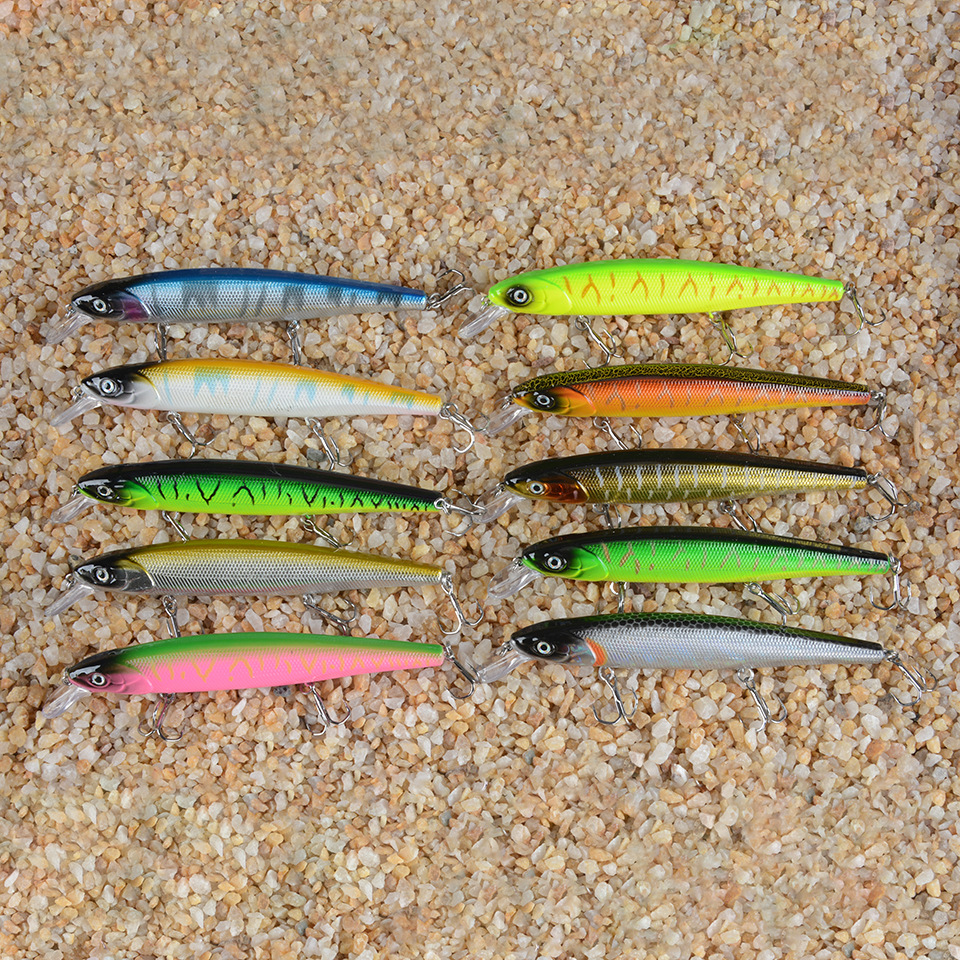 新品大号远投路亚饵米诺缓沉悬浮米诺路亚鱼饵22.8g/14cm翘嘴鲈鱼