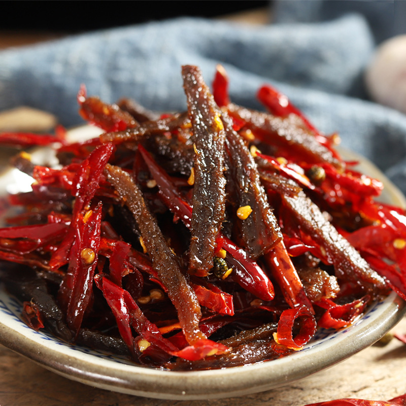 包邮冷吃牛肉丝130g四川特产麻辣牛肉干网红零食小吃熟食商用批发
