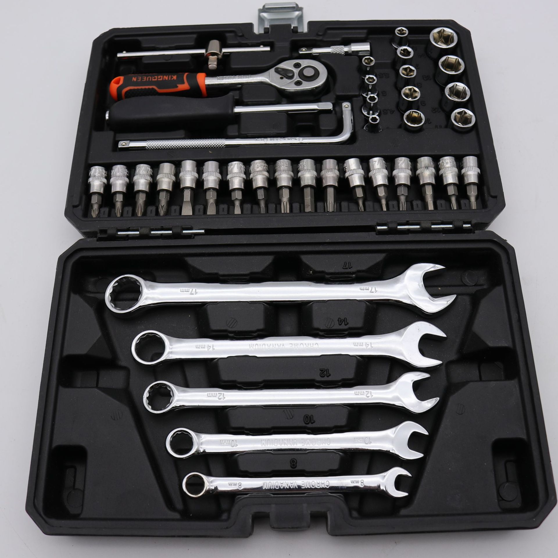 汽修工具箱套装多功能套筒扳手套装组合套管棘轮板手修车五金工具