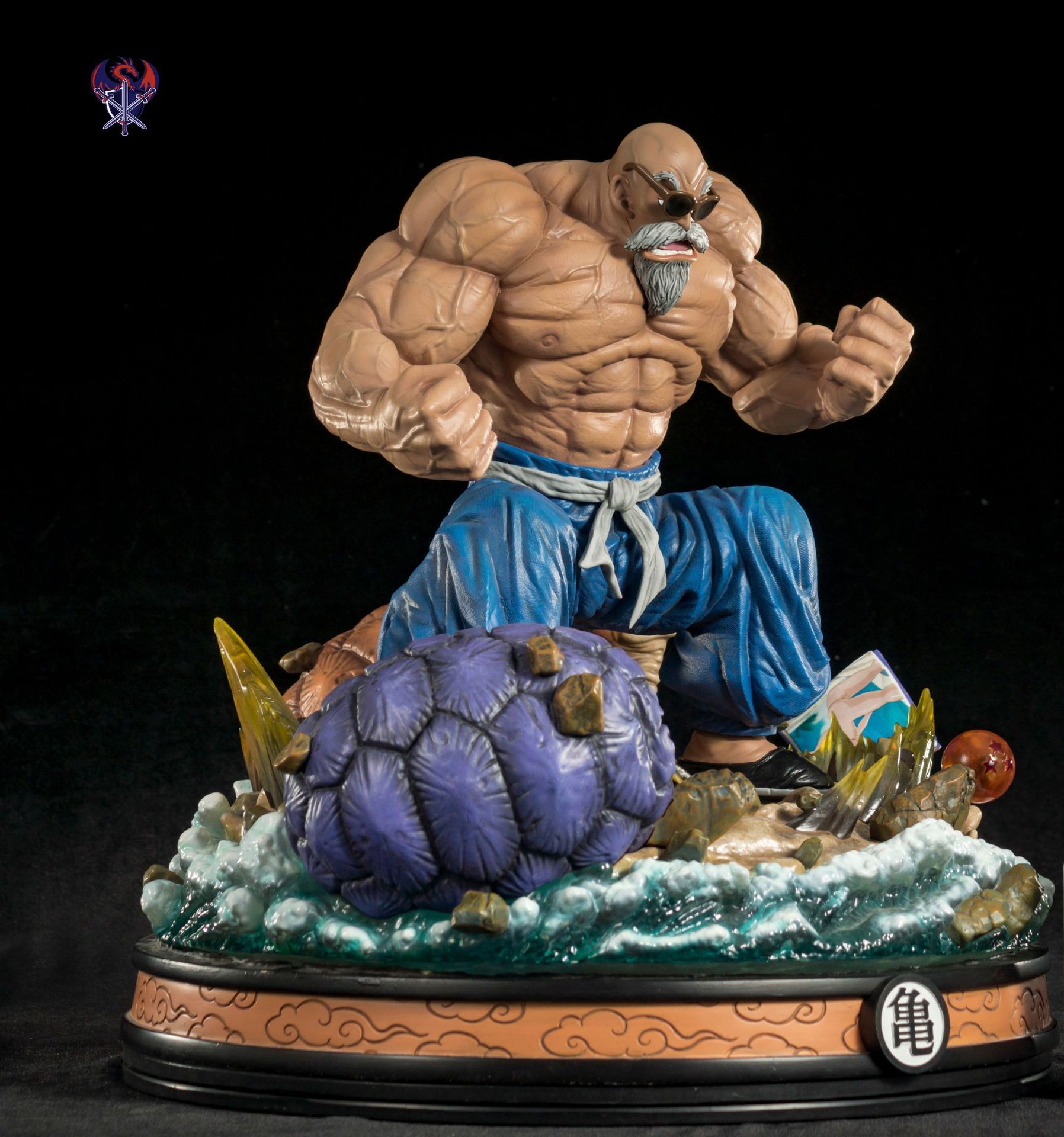 现货 日漫动漫手办 1/4七龙珠龟仙人武天老师 树脂雕像gk模型摆件