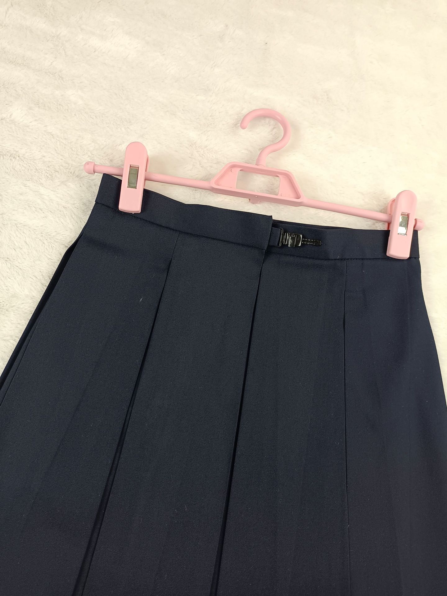 【绀色八箱褶】日系正统日常款tr纯色百褶裙学院风厂家批发 4长度